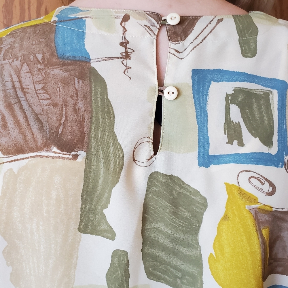 Retro Polyester Shirt - Picture 2 of 6